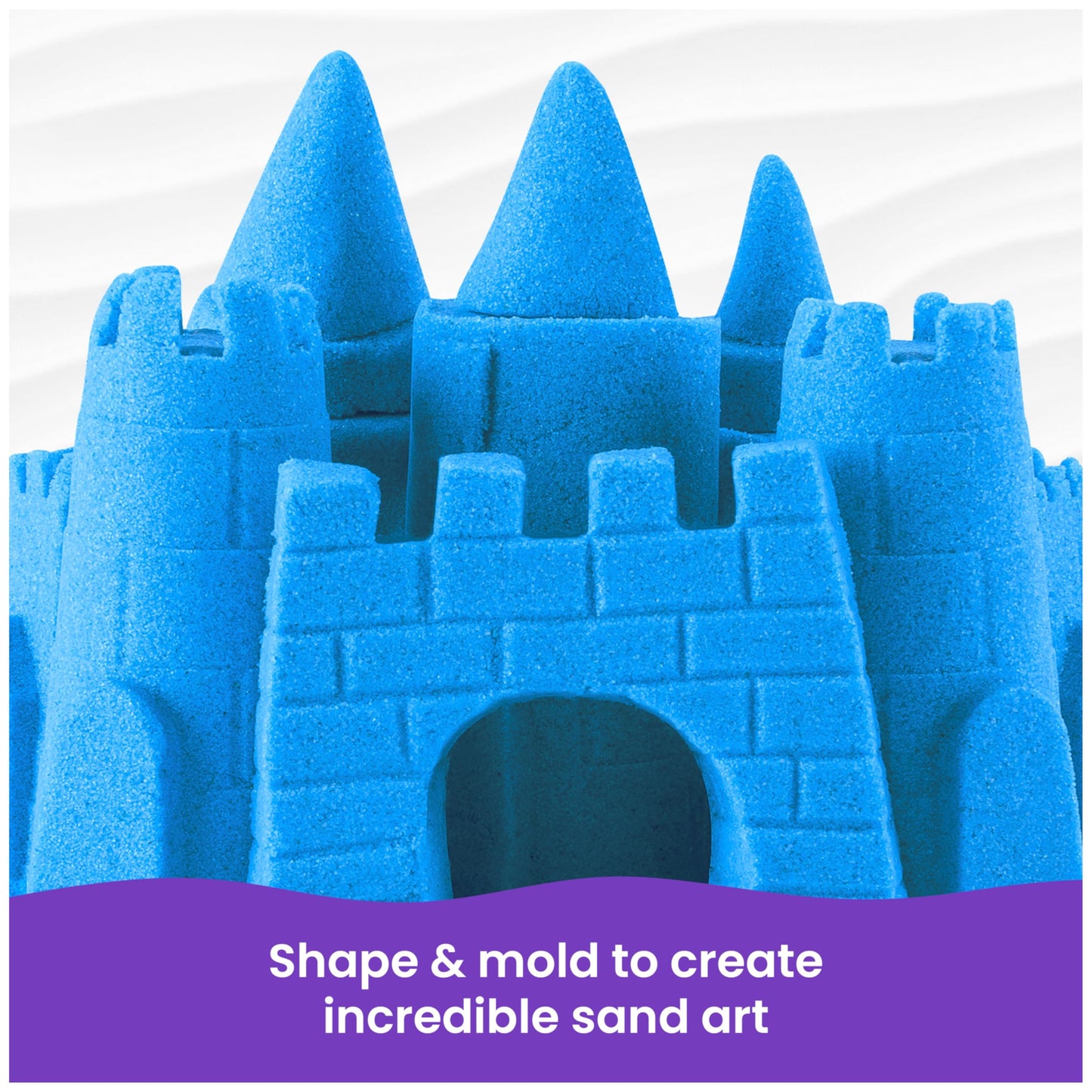 Kinetic Sand Castle Containers 12-Pack – Multi-Color Sensory Sand for Kids 3+