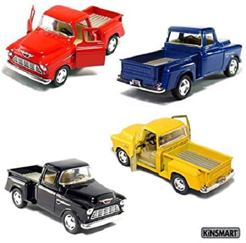 KiNSMART 1955 Chevrolet Stepside Pickup Truck - 1:32 Die-Cast, 5-Inch Model