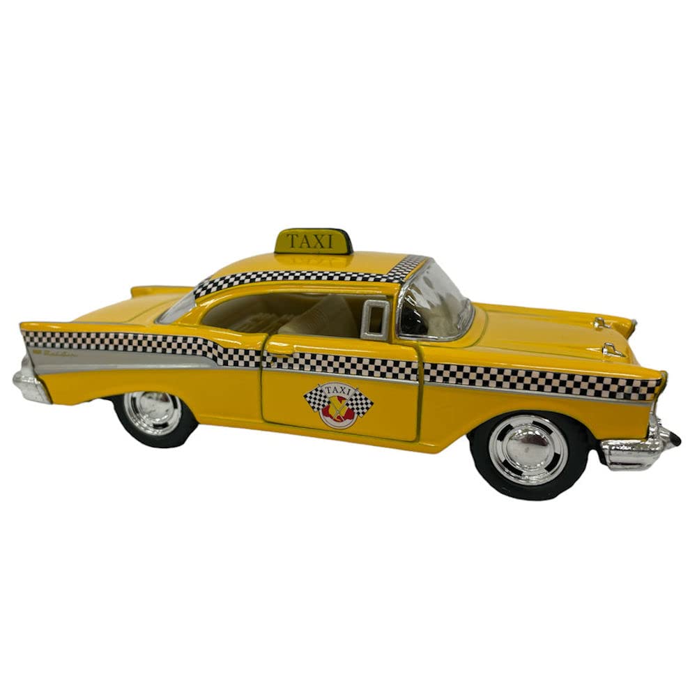 KiNSMART 1957 Chevy Bel Air Coupe 1:40 Die-Cast - 5-Inch Display Model with Pull-Back