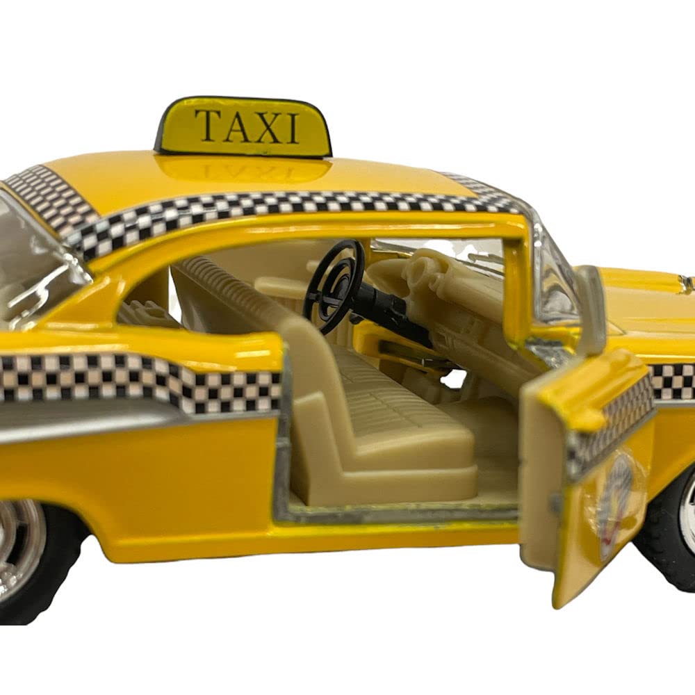 KiNSMART 1957 Chevy Bel Air Coupe 1:40 Die-Cast - 5-Inch Display Model with Pull-Back