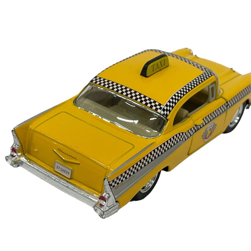 KiNSMART 1957 Chevy Bel Air Coupe 1:40 Die-Cast - 5-Inch Display Model with Pull-Back