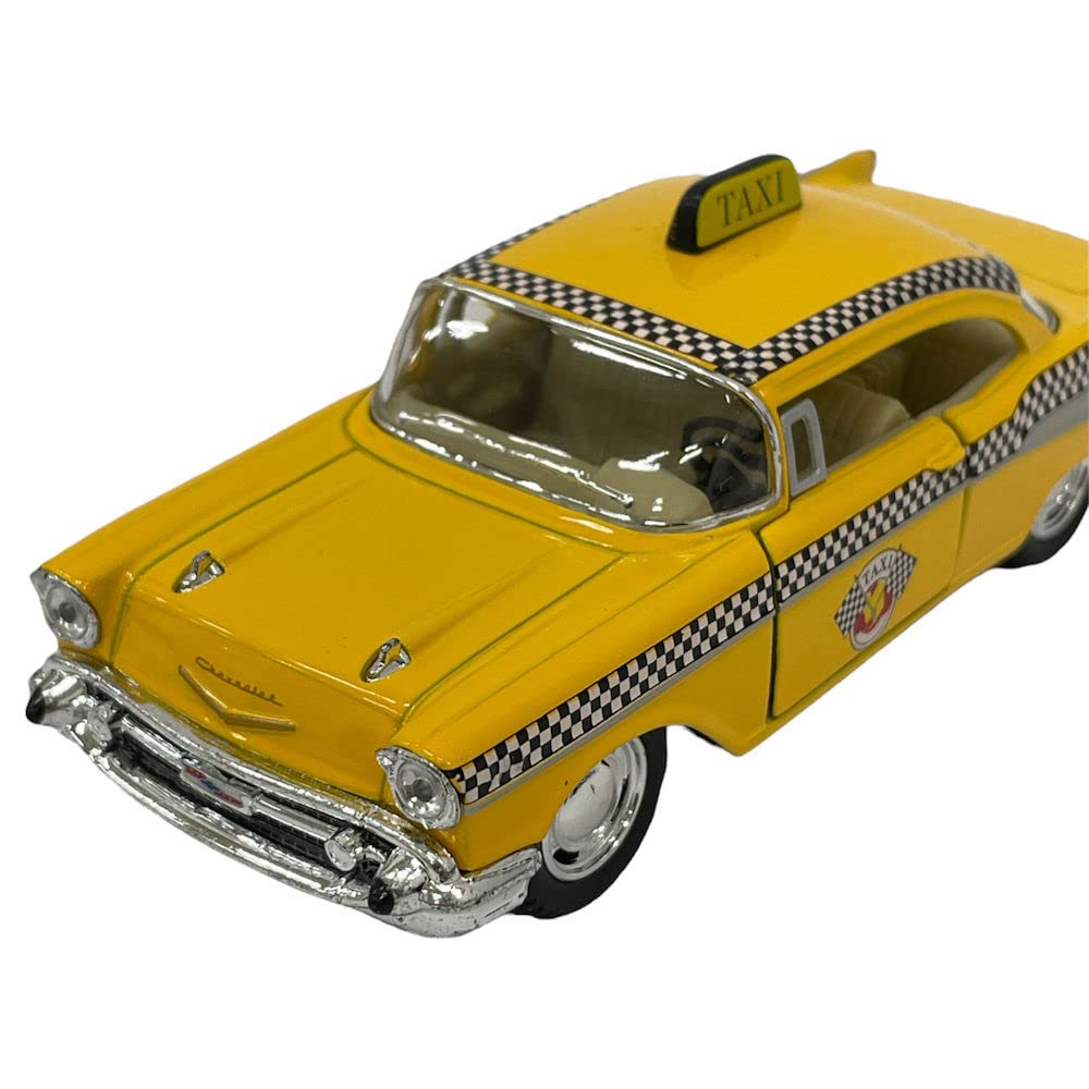 KiNSMART 1957 Chevy Bel Air Coupe 1:40 Die-Cast - 5-Inch Display Model with Pull-Back