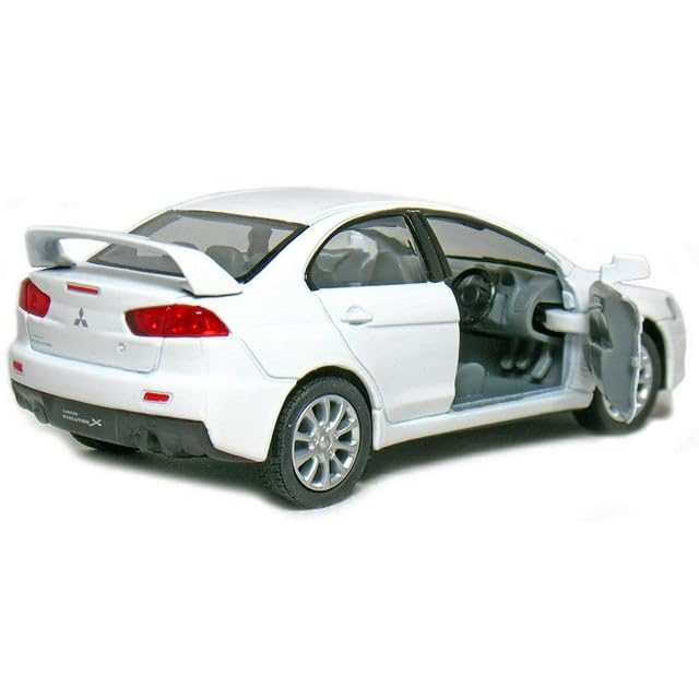 KiNSMART 2008 Mitsubishi Lancer Evolution X 1:36 Scale Die-Cast Model - 5-inch Display Piece