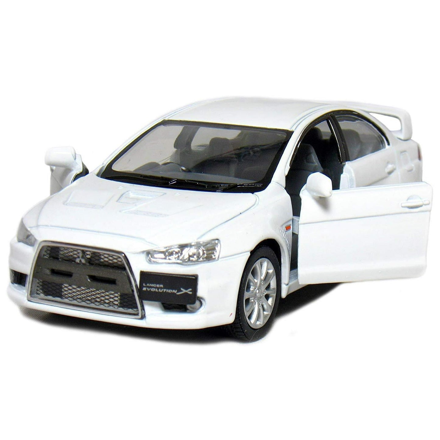 KiNSMART 2008 Mitsubishi Lancer Evolution X 1:36 Scale Die-Cast Model - 5-inch Display Piece