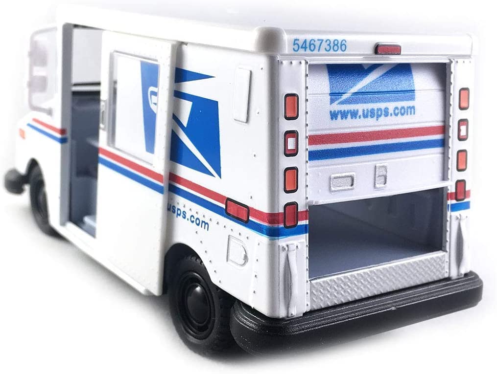 KiNSMART UPS Sprinter + USPS LLV Die-Cast 5-Inch Dual-Pack – Authentic Collectible Mini Vehicles