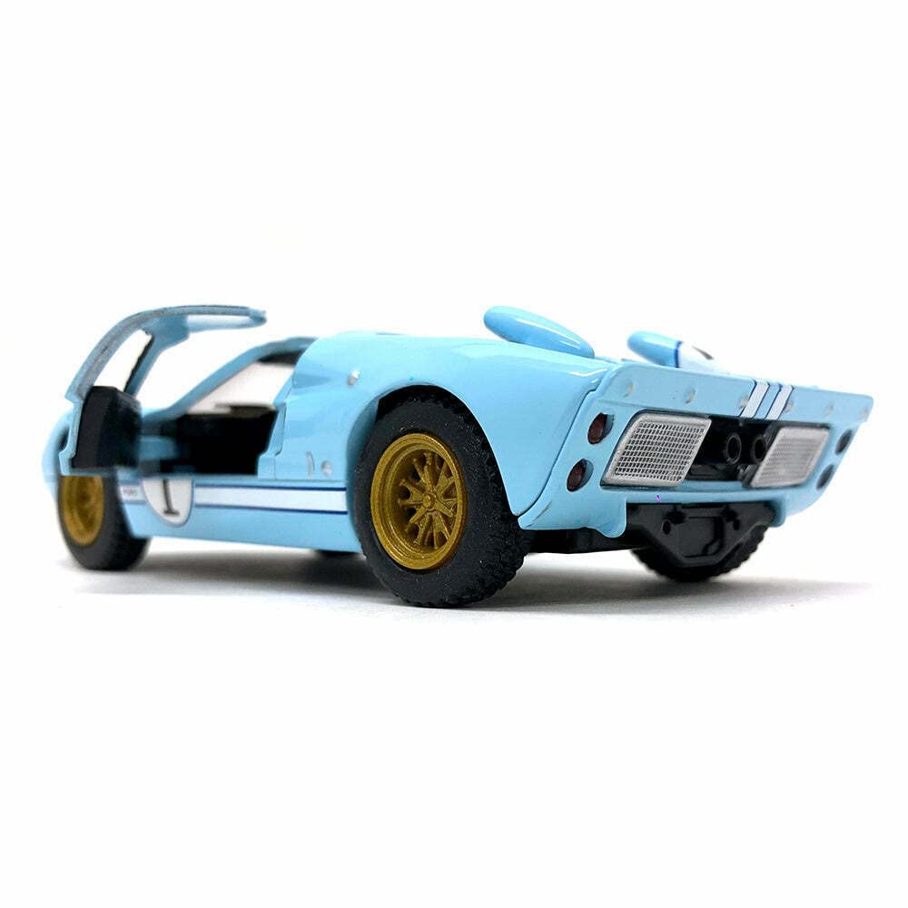 KiNSMART SetOf3 1966 Ford GT40 MKII Heritage Edition – 5-Inch Die Cast Models (Blue/Brown/Black)