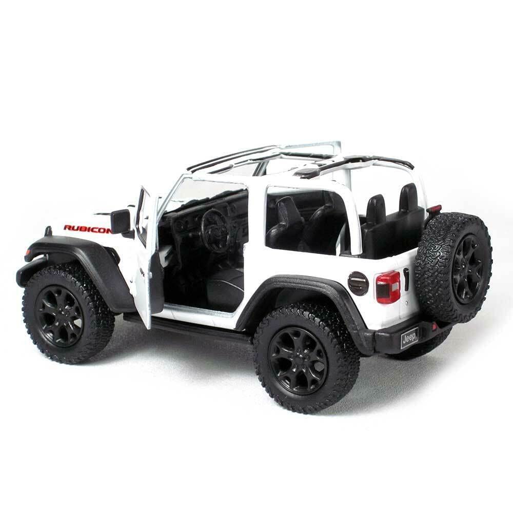 KiNSMART Jeep Wrangler Rubicon 1:34 Scale Die-Cast Model – 5-Inch Display Replica