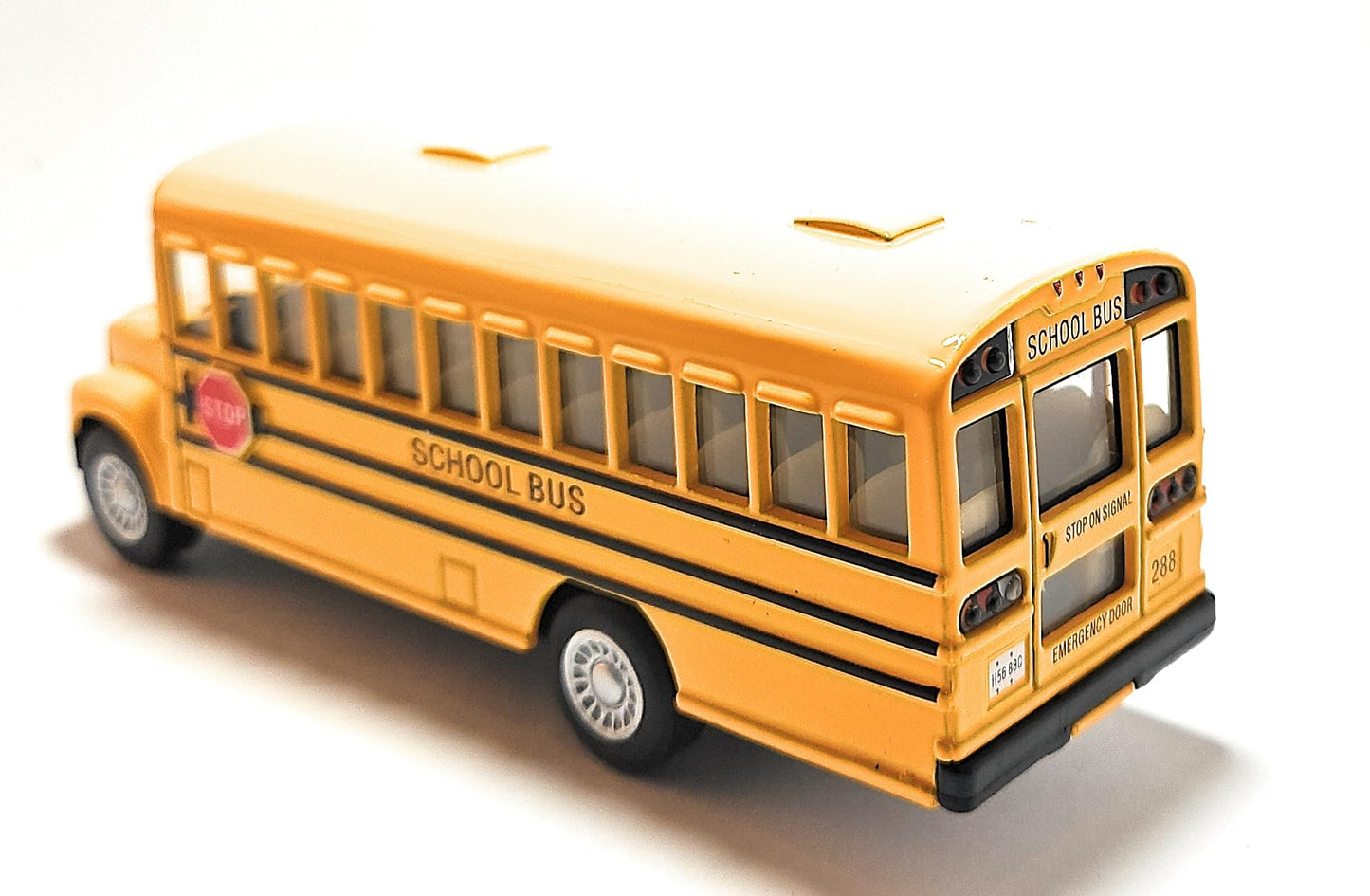 KiNSMART KiNSFUN Yellow School Bus 5-Inch Die-Cast Model Toy Car