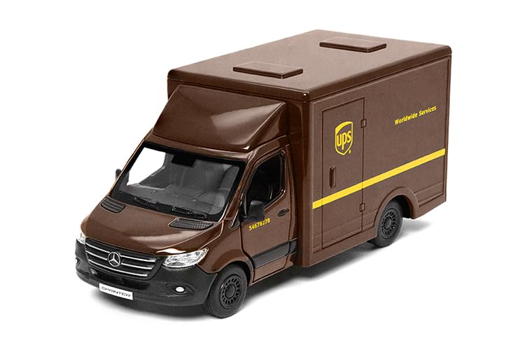 KiNSMART Mercedes-Benz Sprinter Cargo Van 1:48 Scale Die-Cast Model – Pull-Back Action