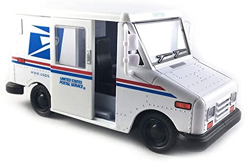 KiNSMART UPS Sprinter + USPS LLV Die-Cast 5-Inch Dual-Pack – Authentic Collectible Mini Vehicles