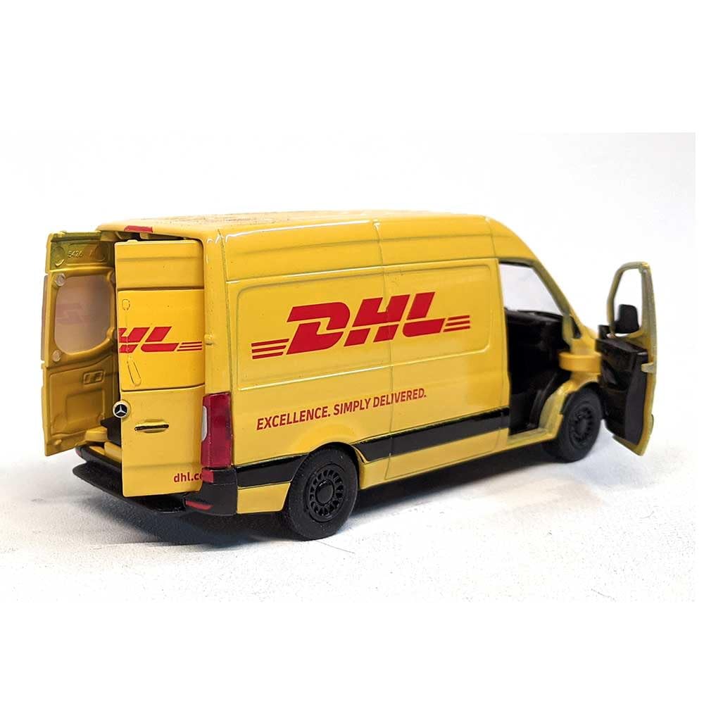 KiNSMART Mercedes-Benz Sprinter Cargo Van 1:48 O Scale Die-Cast Model – Pull-Back Action (UPS Edition)