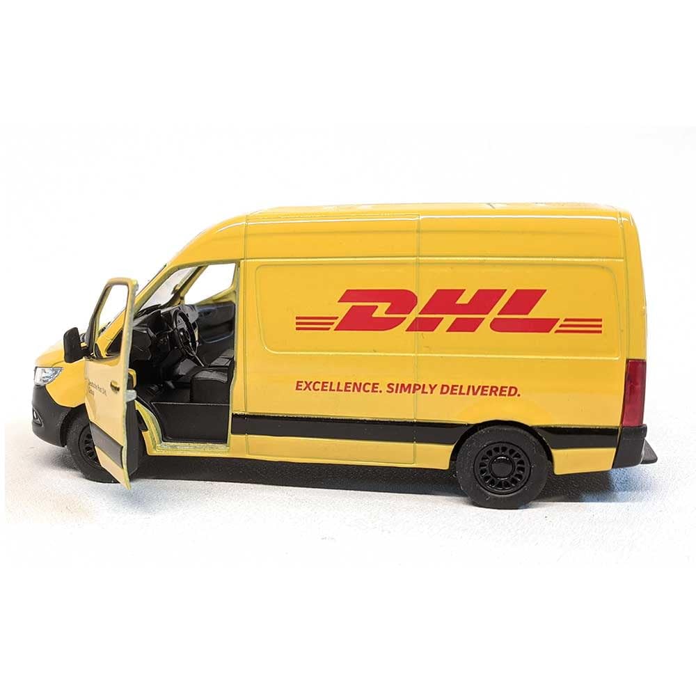 KiNSMART Mercedes-Benz Sprinter Cargo Van 1:48 O Scale Die-Cast Model – Pull-Back Action (UPS Edition)