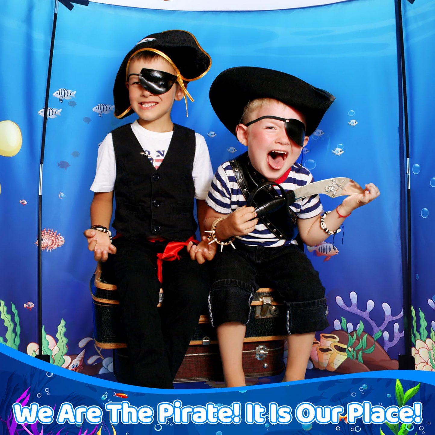 KIRKJUFELL Premium Under The Sea Kids Tent | Ocean Mermaid Play Tent for Toddlers 3-5