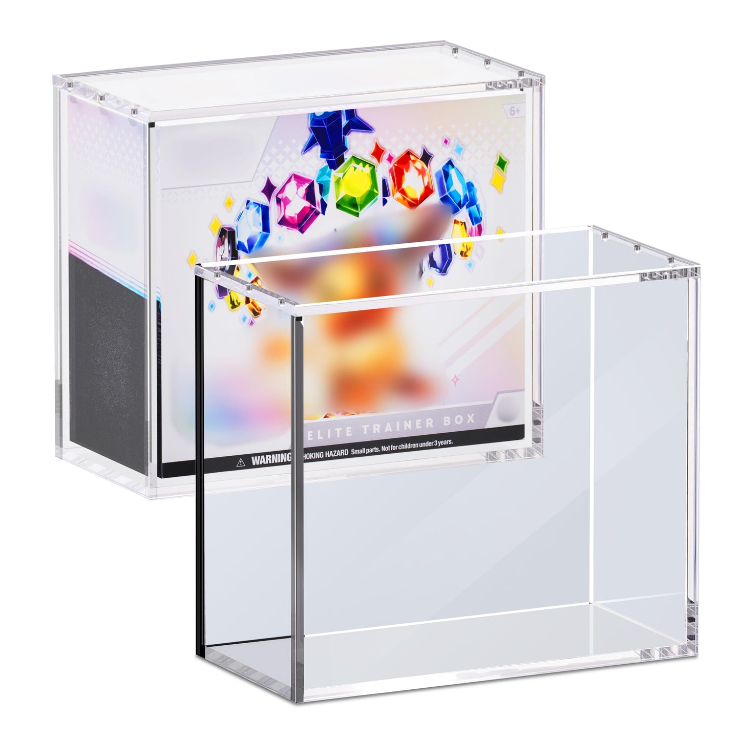 Kisbox ETB Protector Case | 5mm Acrylic Display for Elite Trainer Box – Dustproof & Waterproof