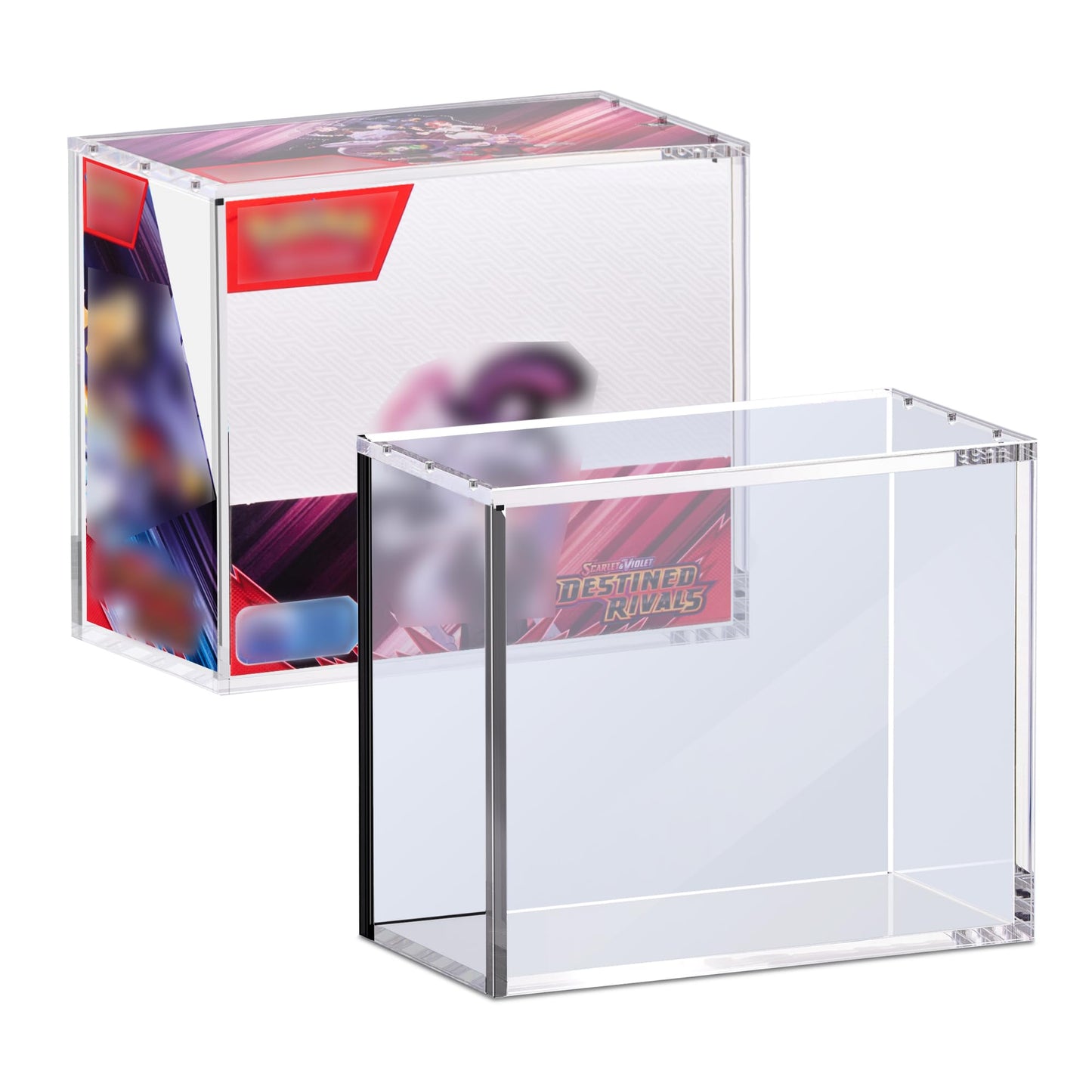 Kisbox PKMN Booster Box Acrylic Case – 5mm Dustproof Display Box