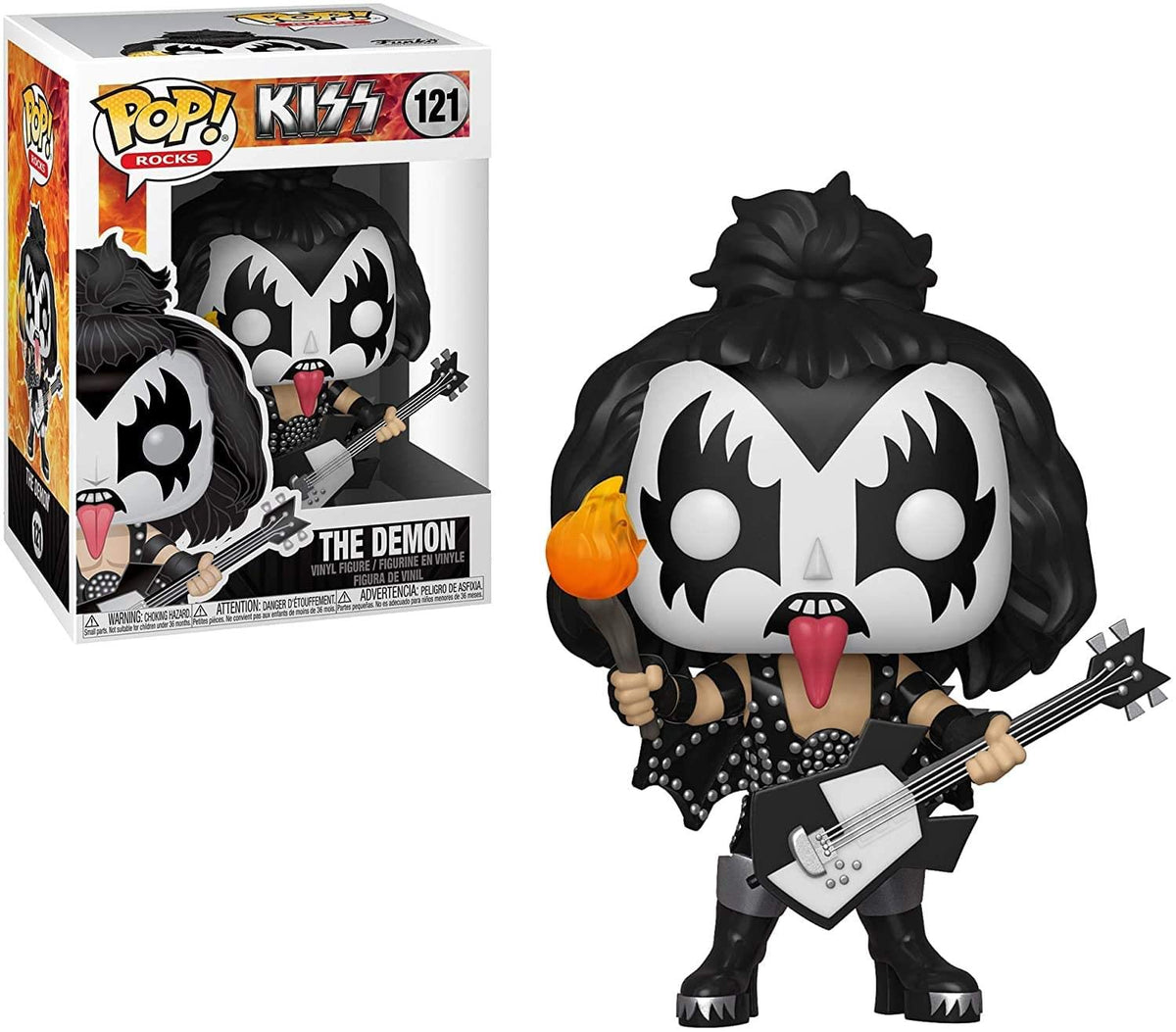 Funko Pop! Rocks Kiss – The Demon Vinyl Figure | Collectible Display