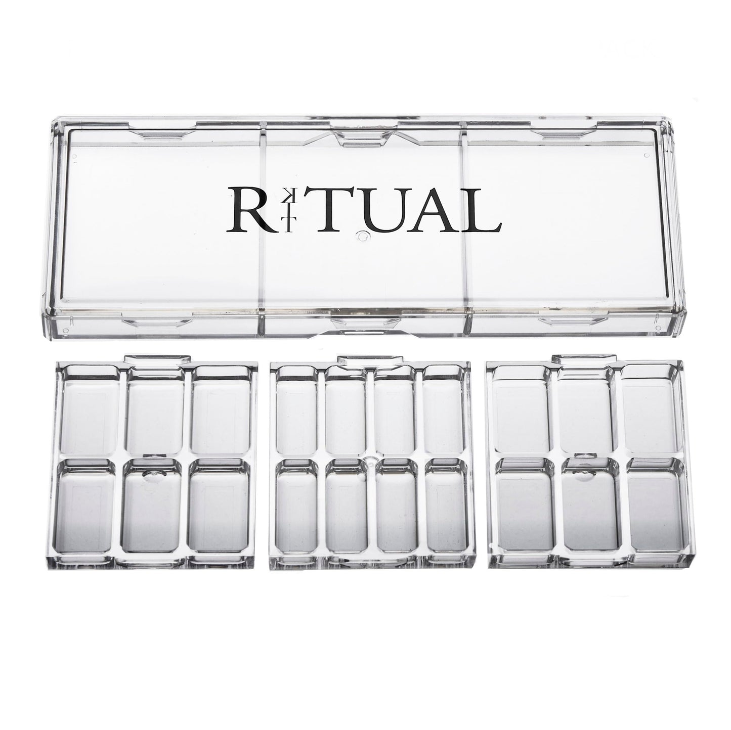KIT RITUAL Empty Makeup Palette — 20 Wells, Interchangeable System | Ritual Pro Palette 3