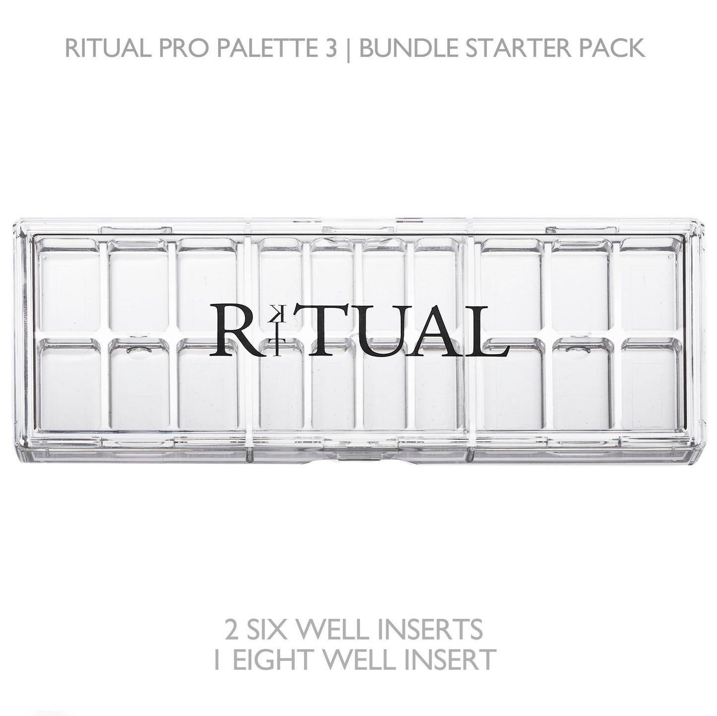 KIT RITUAL Empty Makeup Palette — 20 Wells, Interchangeable System | Ritual Pro Palette 3