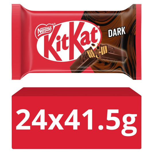 KitKat 4 Finger Dark Chocolate Bar 41.5g (Box of 24)