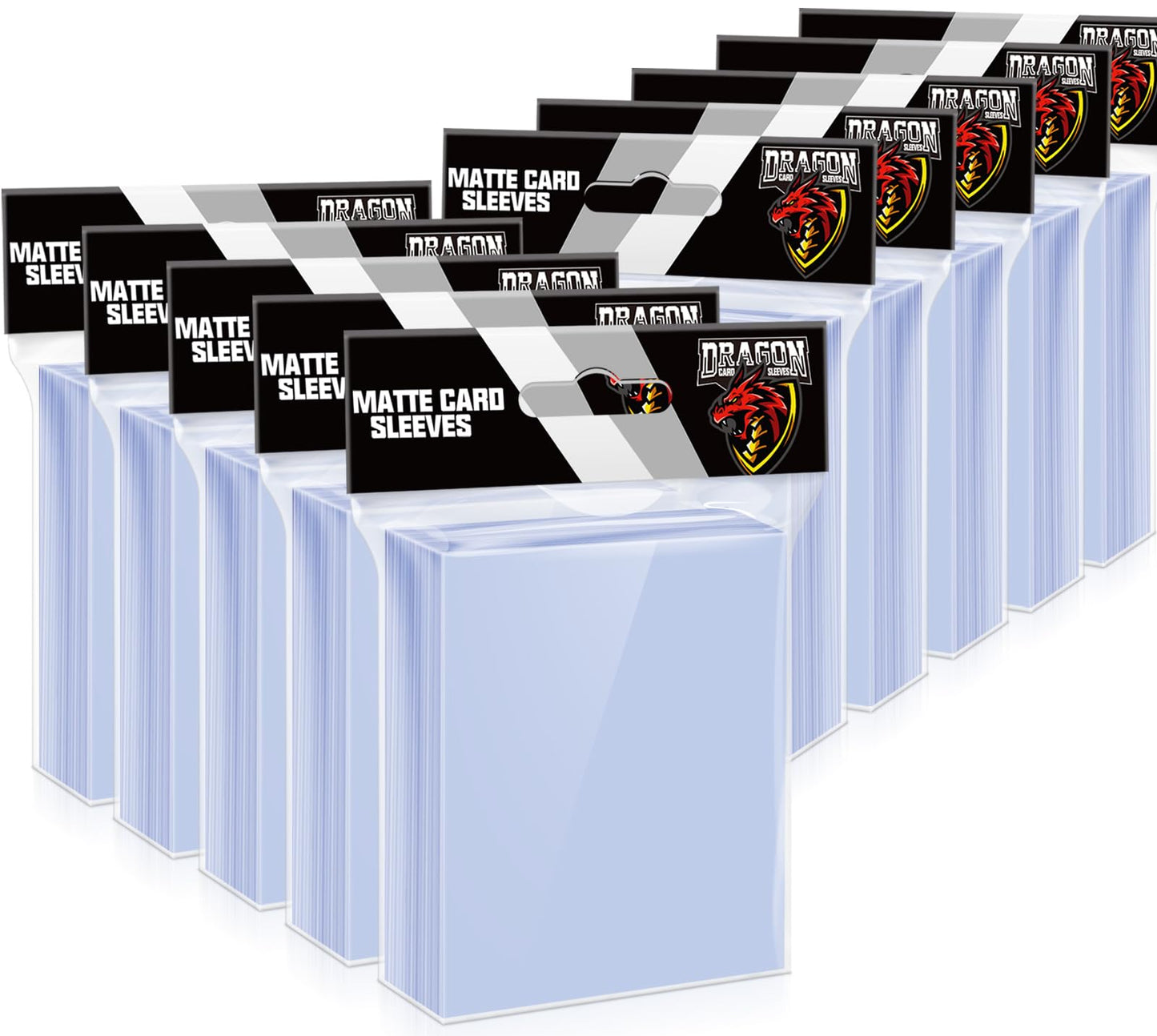 Kitoyz 1000-Count Card Sleeves Top Loaders — Clear Protectors for Baseball, Football & Game Cards