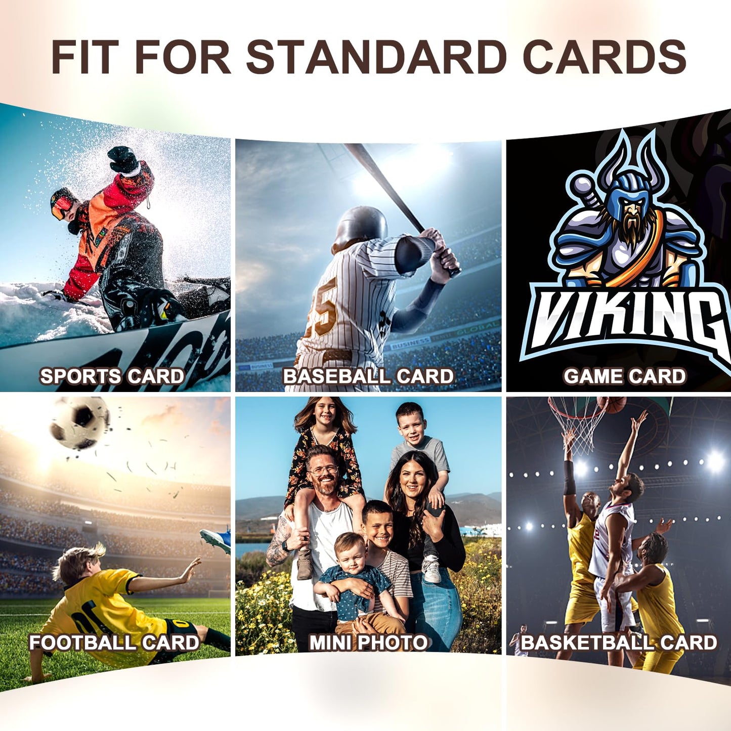 Kitoyz 1000-Count Card Sleeves Top Loaders — Clear Protectors for Baseball, Football & Game Cards