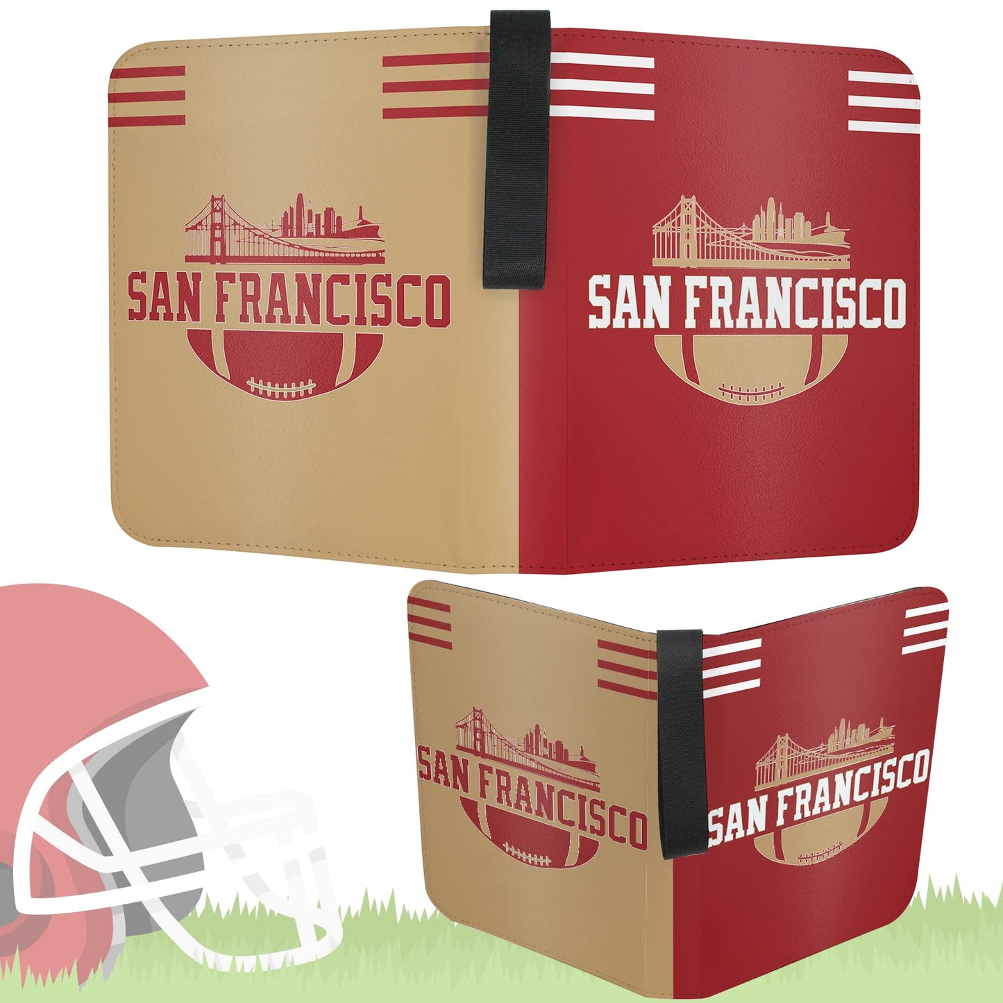 KivolFun San Francisco Football Card Binder – 900 Pocket, 3 Ring, Waterproof & Dustproof