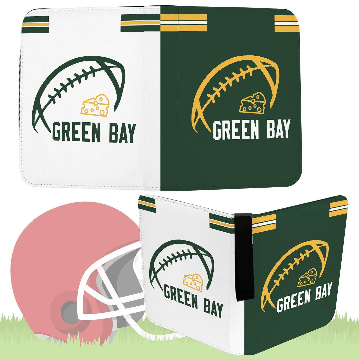 KivolFun Green Bay Football Card Binder - 900 Pocket 3-Ring Organizer