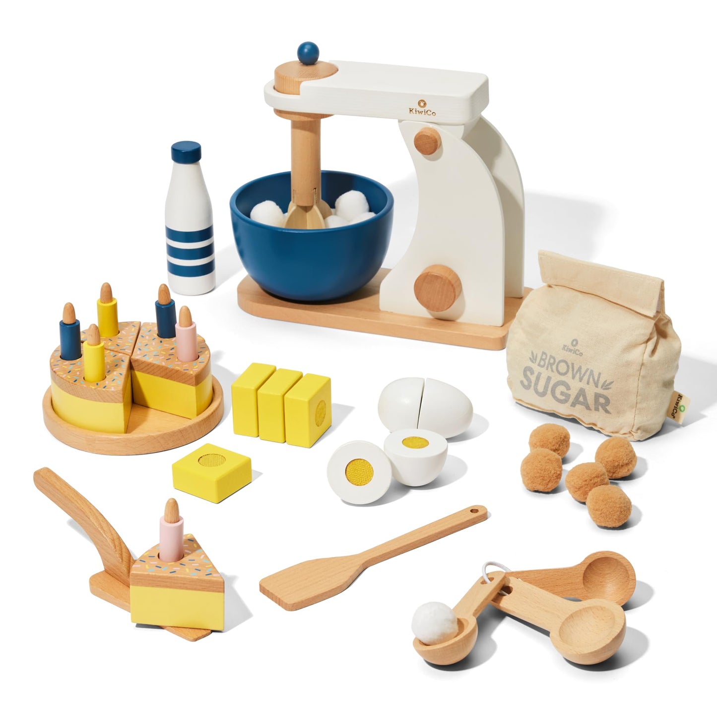 KiwiCo Bake-a-Cake Stand Mixer | Kids Baking Gift Set for Ages 3+