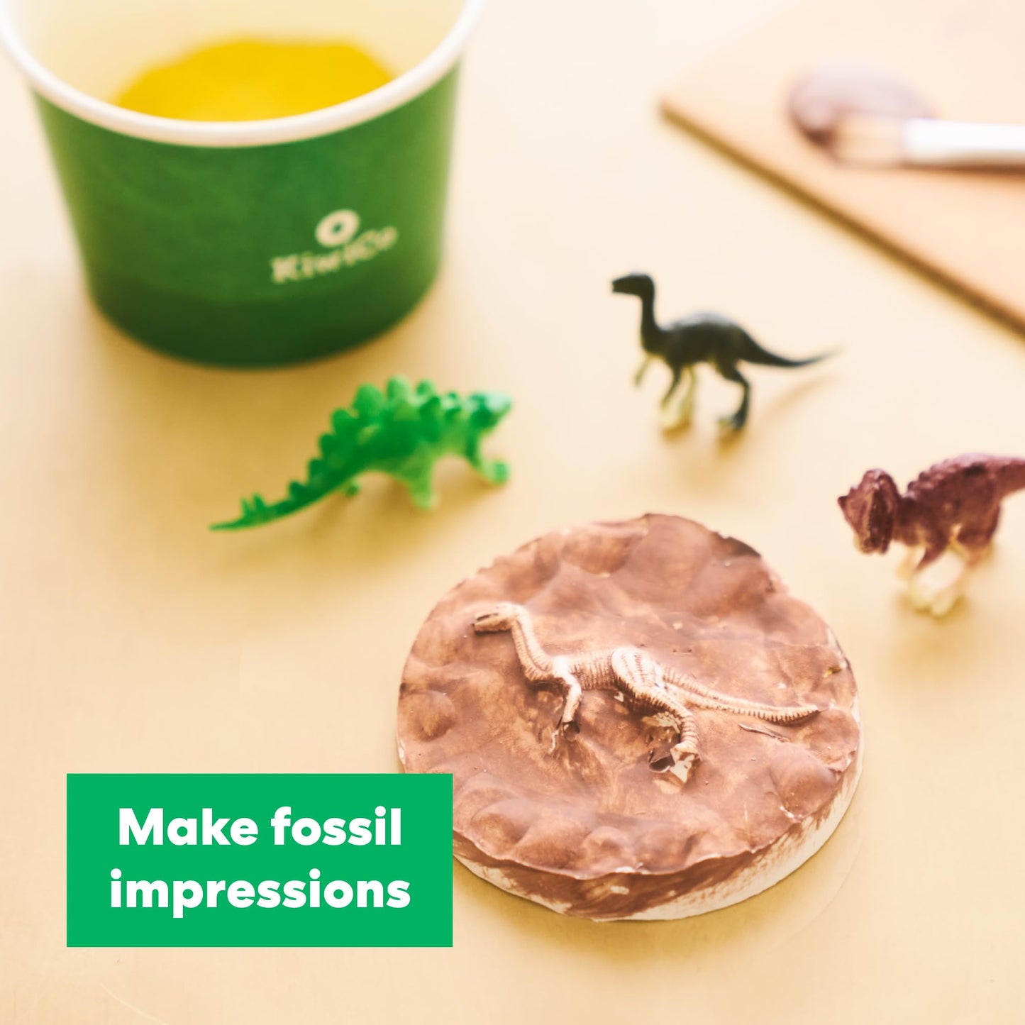 KiwiCo Dinosaur Fossil Dig Kit for Kids 6+ | Excavate & Build Dinosaur Skeleton | STEM Paleontology Kit & Poster