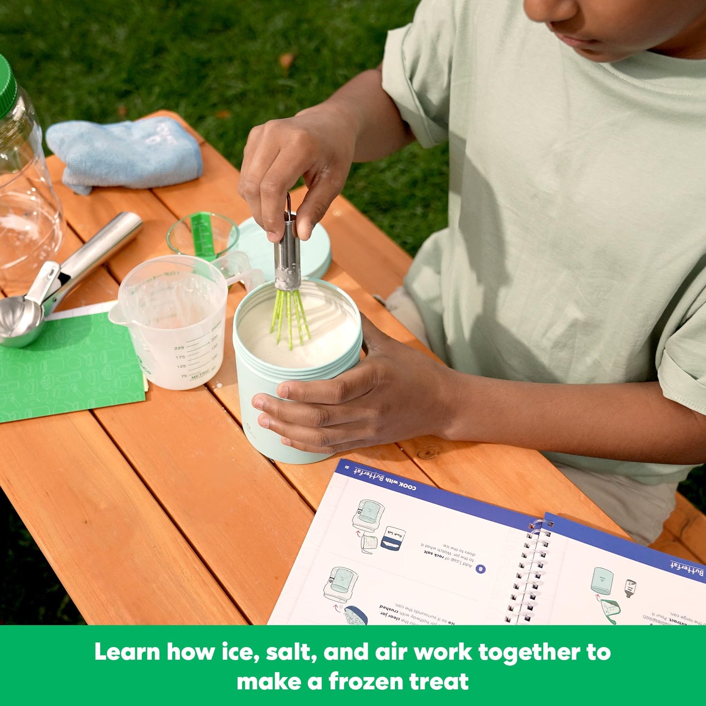 KiwiCo Science of Cooking: Ice Cream Kit for Ages 5+ | Learn Kitchen Chemistry
