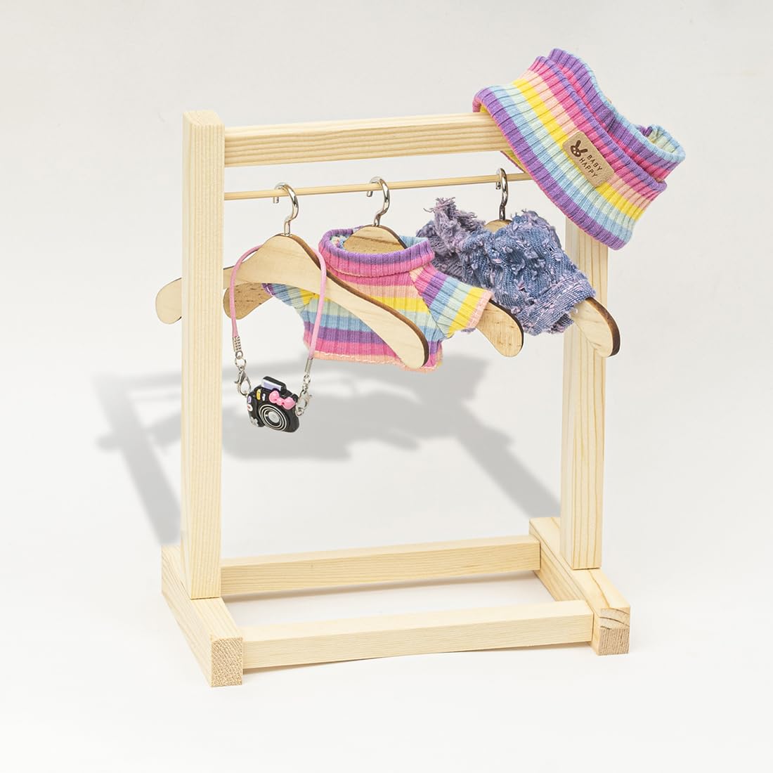 KIYEREE 17cm Lububu Doll Clothes Set – Purple Pants & Accessories