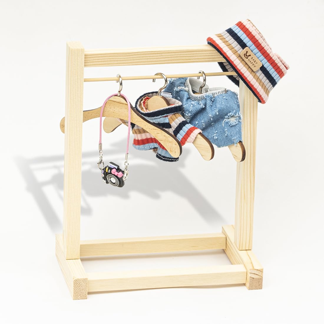 KIYEREE Lububu 17cm Doll Clothes Set with Blue Pants – Dress Up Outfit & Accessories