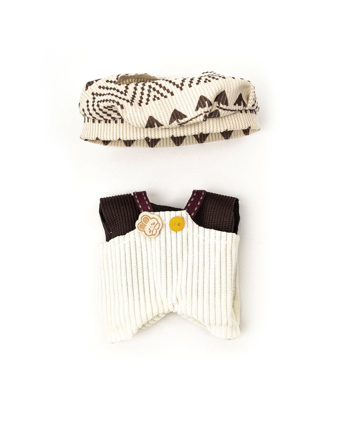 KIYEREE Lububu 17cm Doll Outfit Set — Striped Dress & Accessories