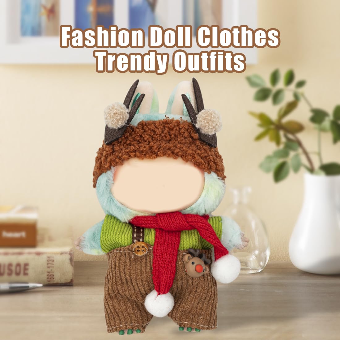 KIYEREE Clothes for Lububu 17cm Dolls – Dress-Up Outfit with Accessories
