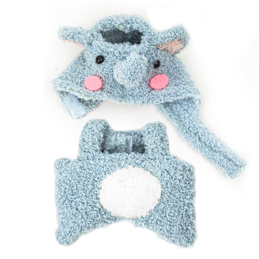 KIYEREE Lububu 17cm Doll Outfit with Accessories – Cute Dress-Up Set