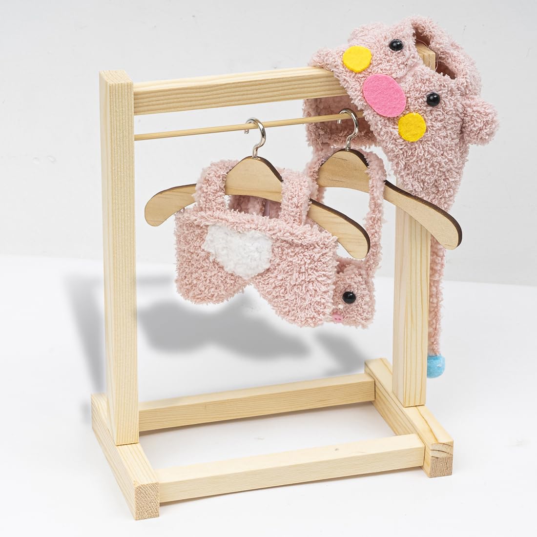 KIYEREE Lububu 17cm Doll Outfit Set – Pink Dress Up with Accessories