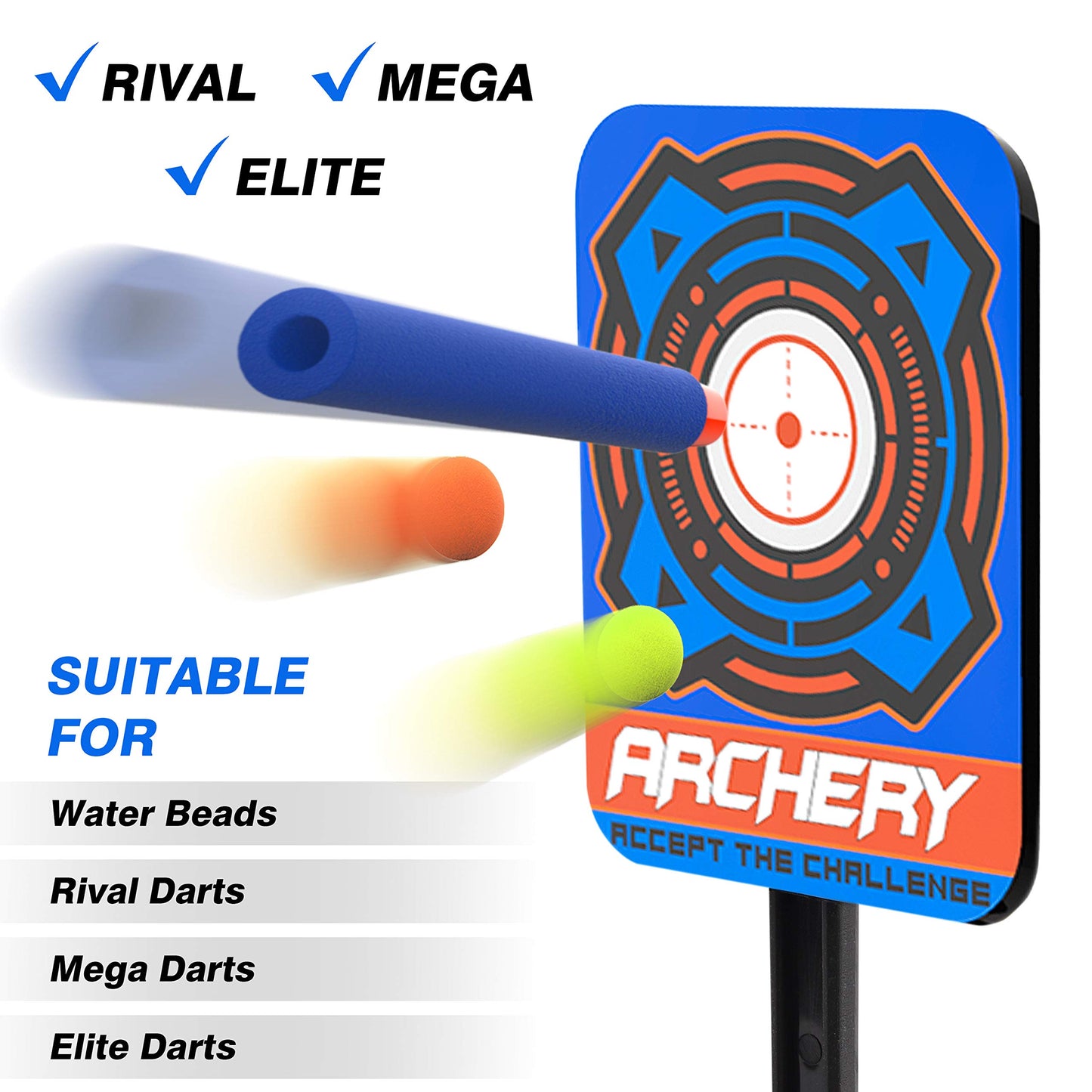 KKONES Electric Scoring Auto Reset Digital Target for Nerf Guns