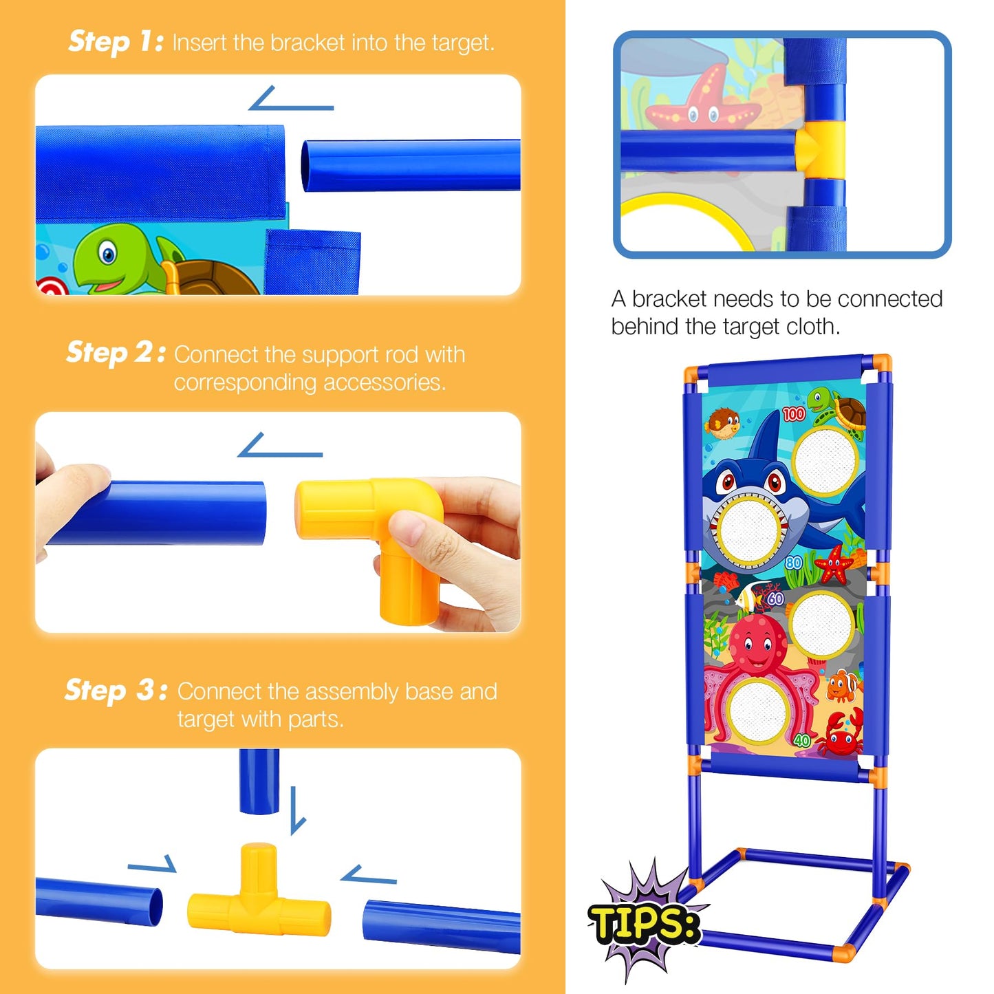 KKONES Kids Bow and Arrow Set – 2-in-1 LED Archery Toy with Foam Balls & Suction Cup Arrows