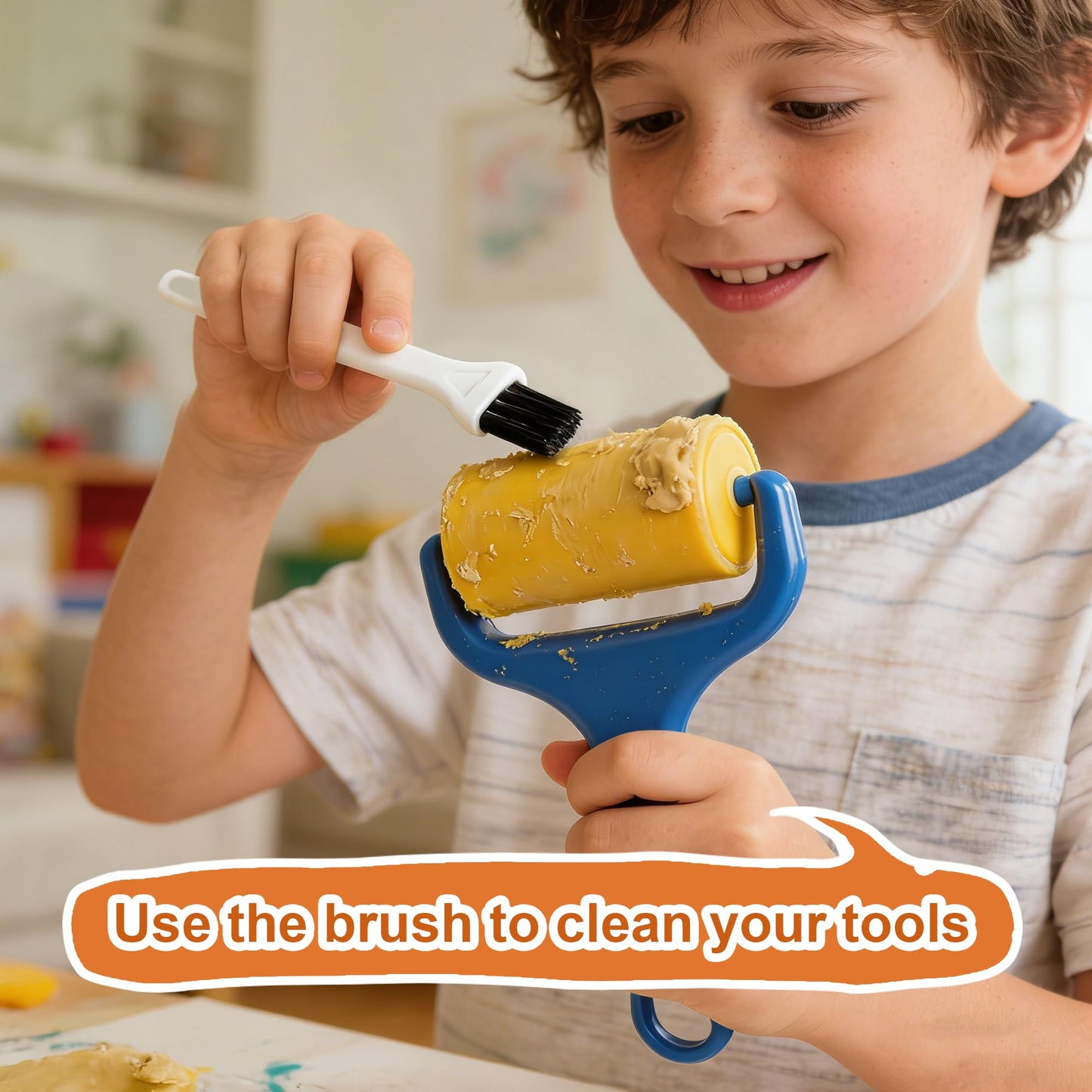 Kleeblatt 19-Piece Dough Tools Set for Kids | Safe, Durable Playdough & Clay Kit
