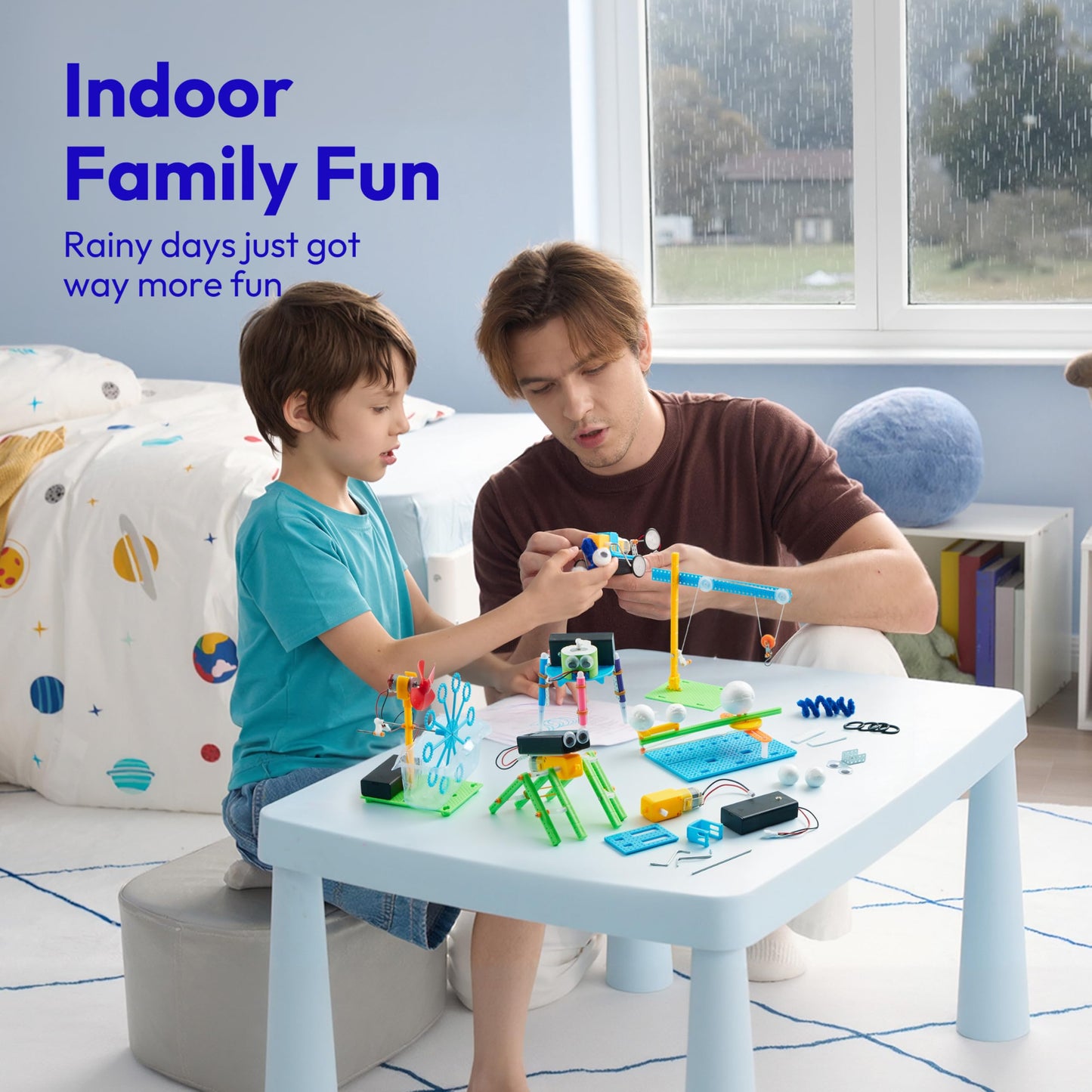 Klever Kits 6-in-1 Electric Robot Kit for Ages 8-13 | STEM Toys & Hands-on Learning
