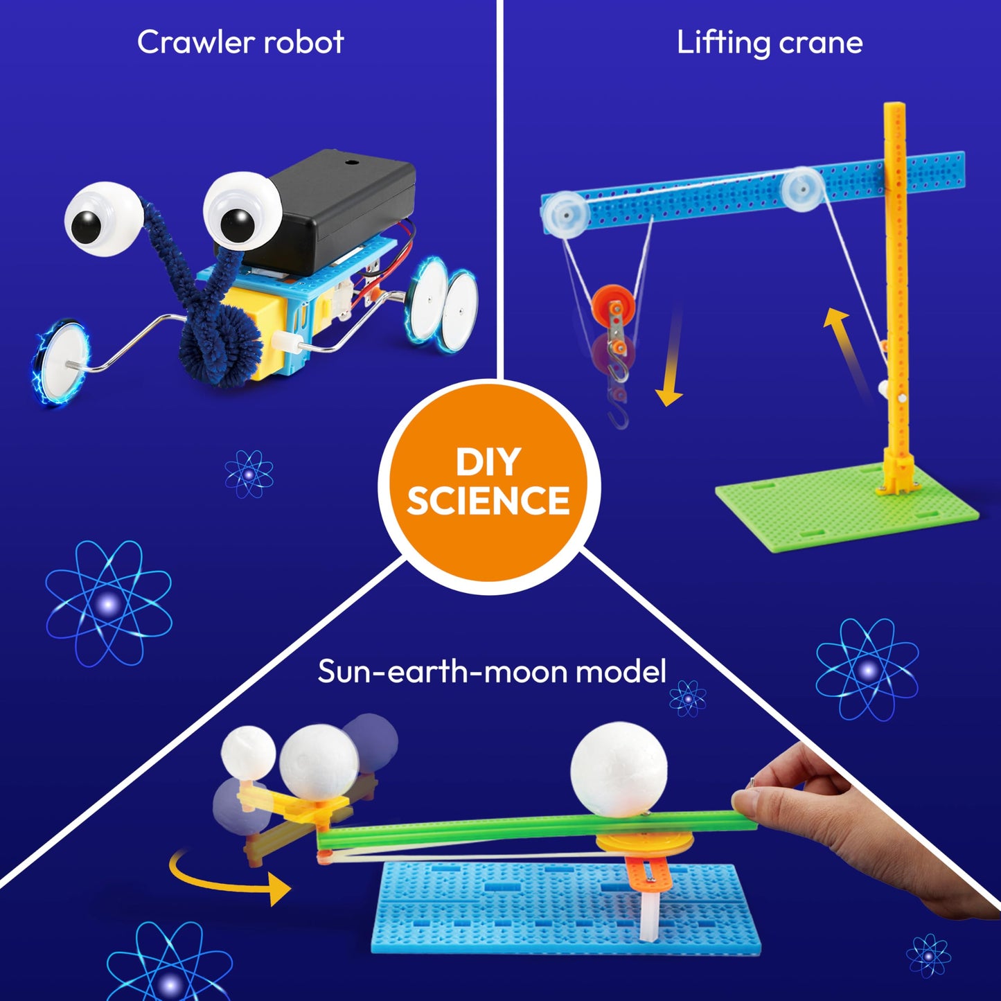 Klever Kits 6-in-1 Electric Robot Kit for Ages 8-13 | STEM Toys & Hands-on Learning