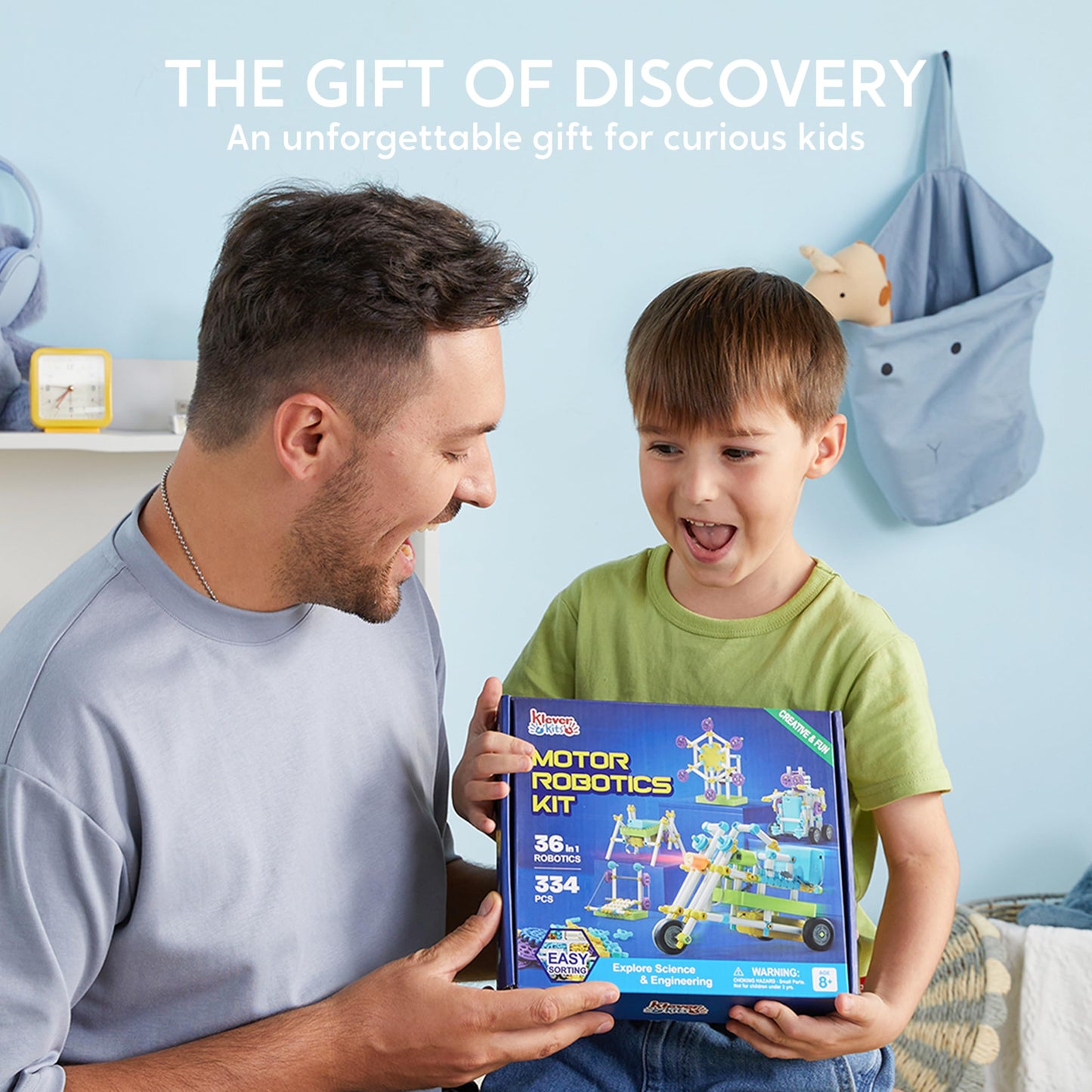 Klever Kits 36-in-1 Motor Robotic Kit – Educational STEM Toy for Ages 8-13
