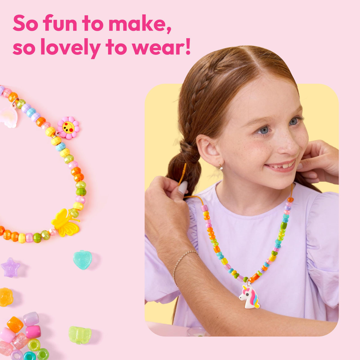 Klever Kits Jewelry Making Kit by JOVA — 350+ Beads, Flower Box, DIY Bracelets & Necklaces