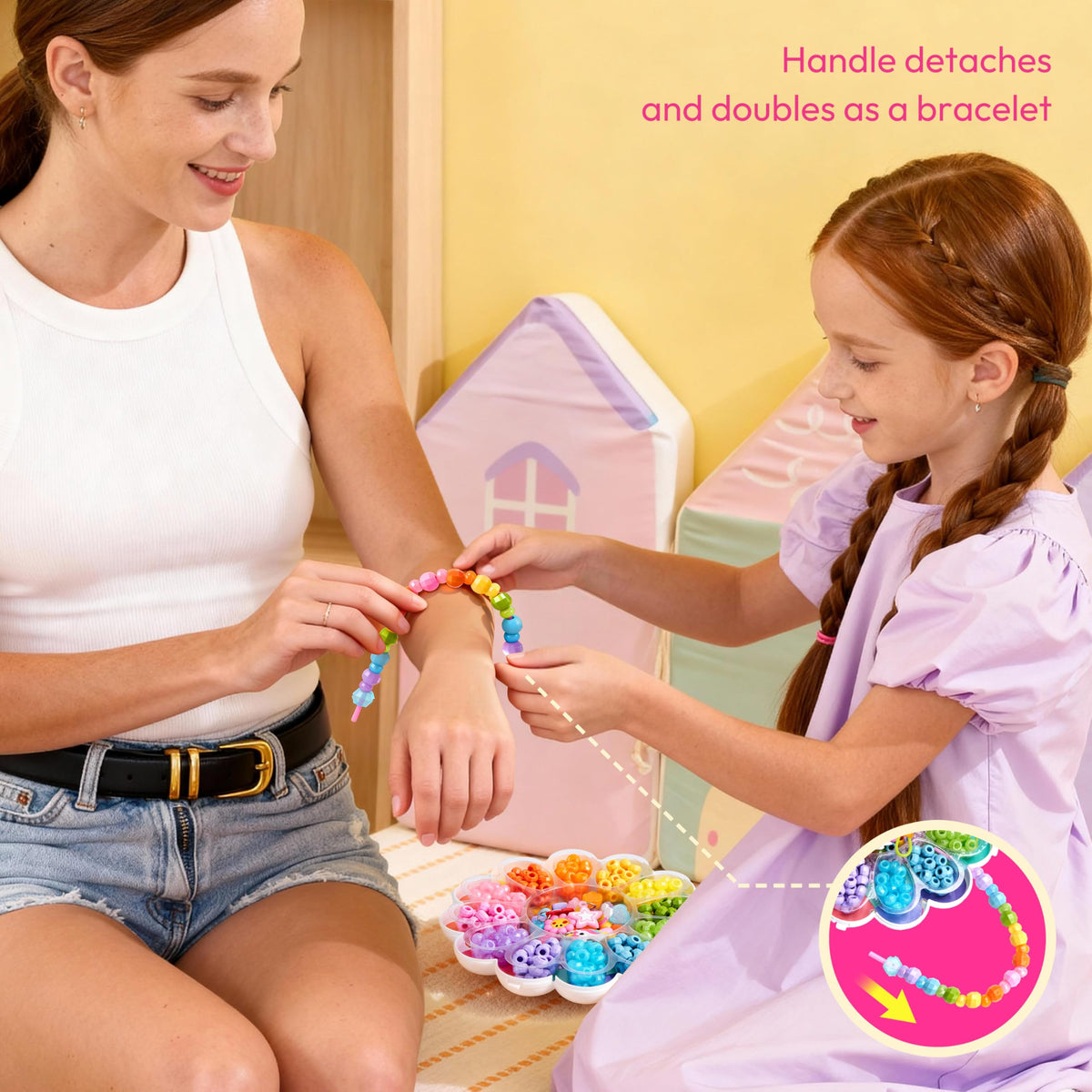 Klever Kits Jewelry Making Kit by JOVA — 350+ Beads, Flower Box, DIY Bracelets & Necklaces