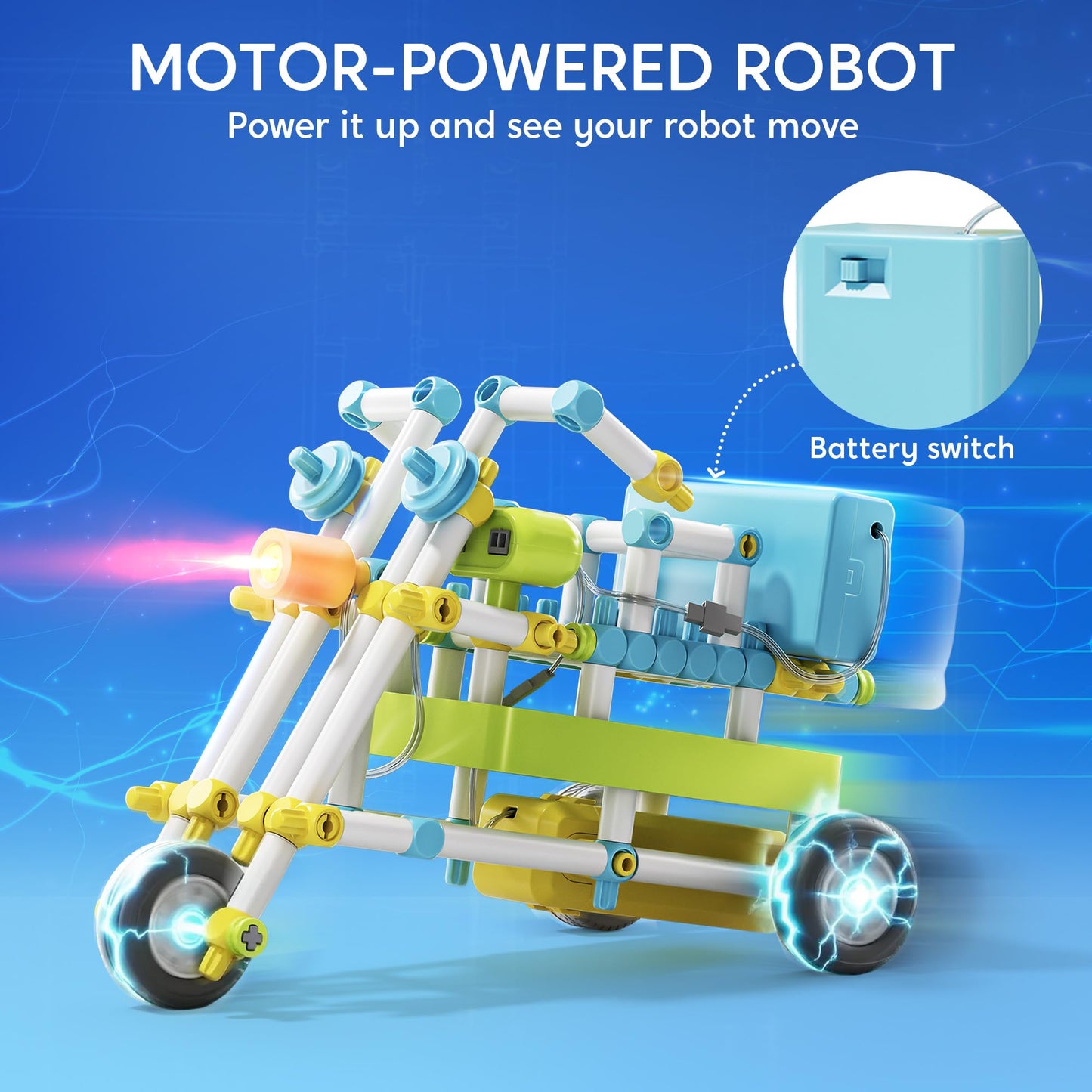 Klever Kits 36-in-1 Motor Robotic Kit – Educational STEM Toy for Ages 8-13
