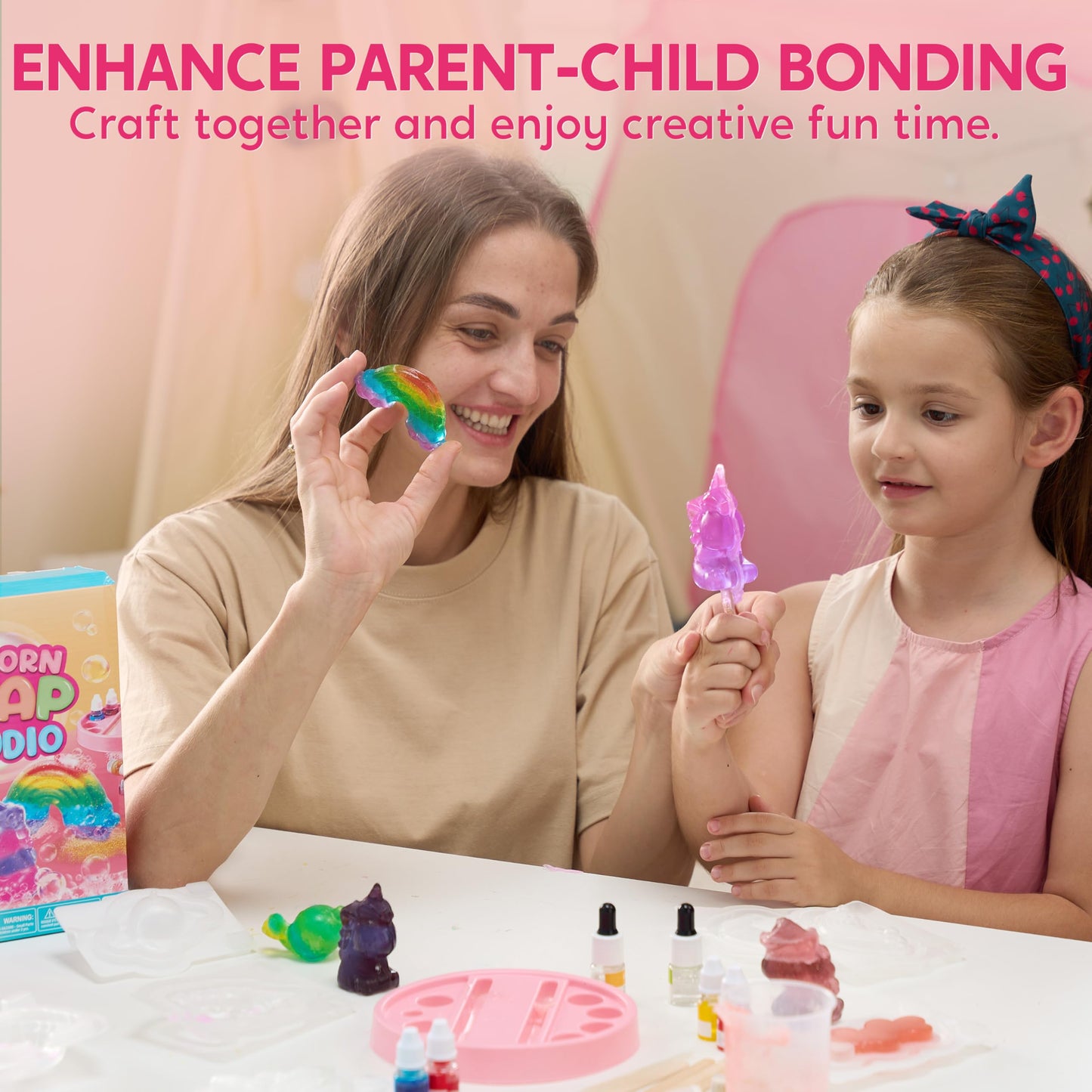 Klever Kits Unicorn Soap Making Kit – 4 Molds for Kids Aged 6-12