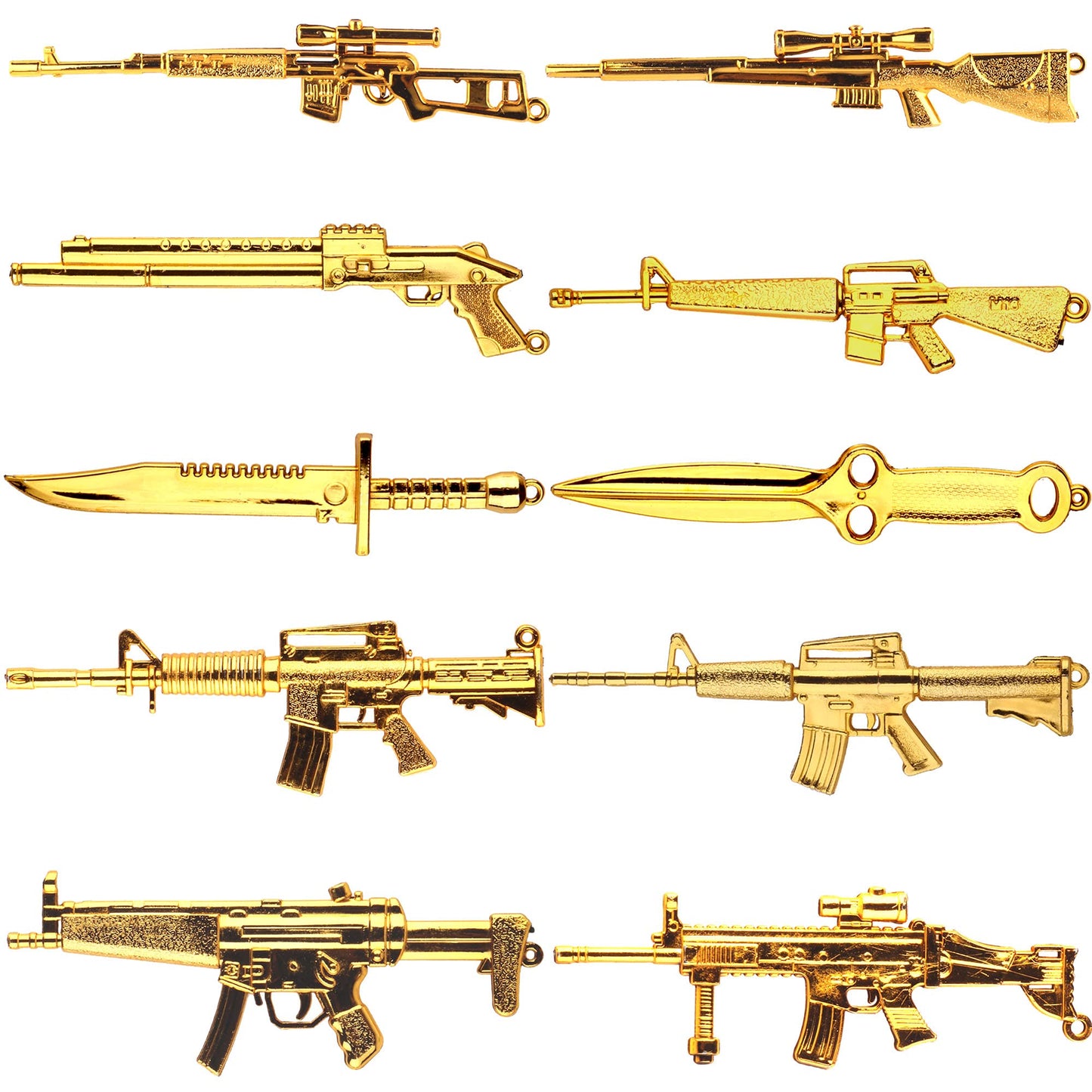 Klionjor Veteran Day Cake Topper – Golden Game Theme 10 Pcs