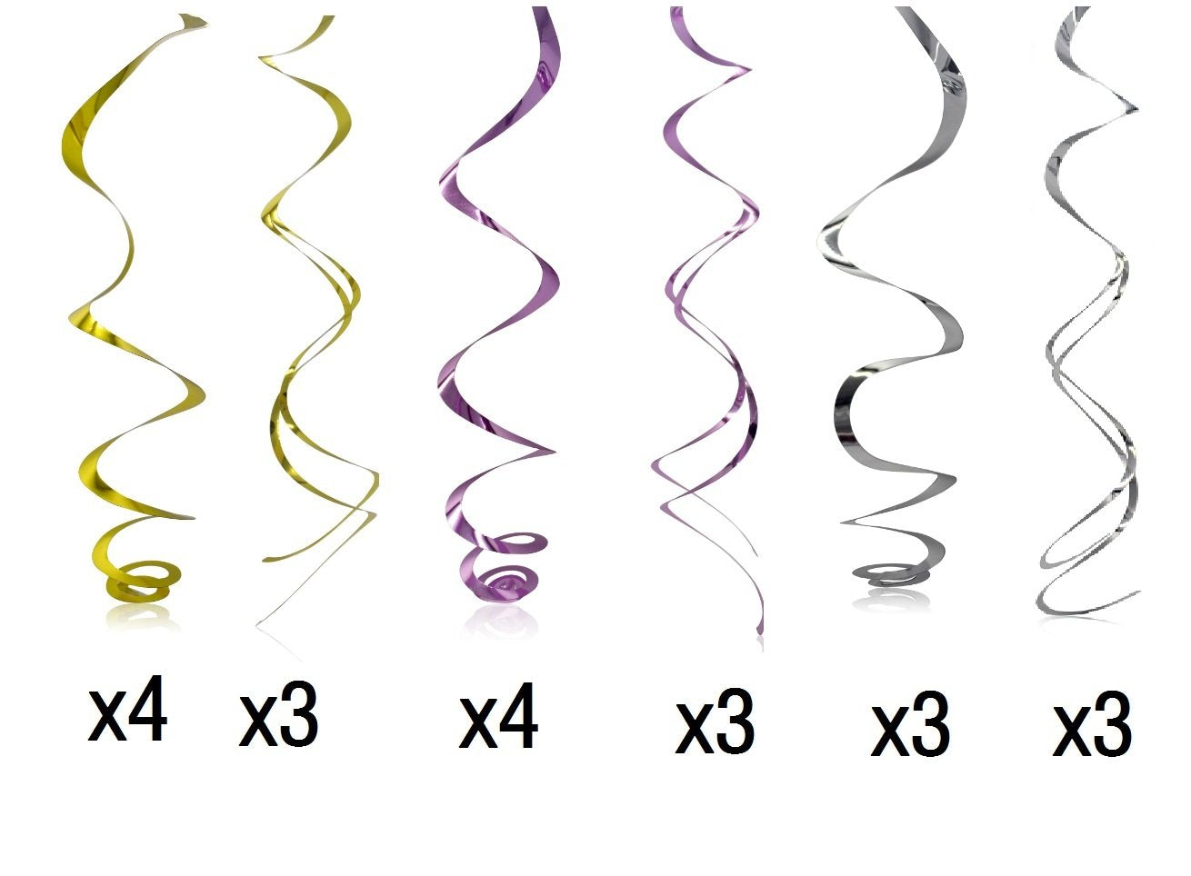 Klmars 30 Ct Unicorn Hanging Swirl Decorations | Unicorn Party Decor