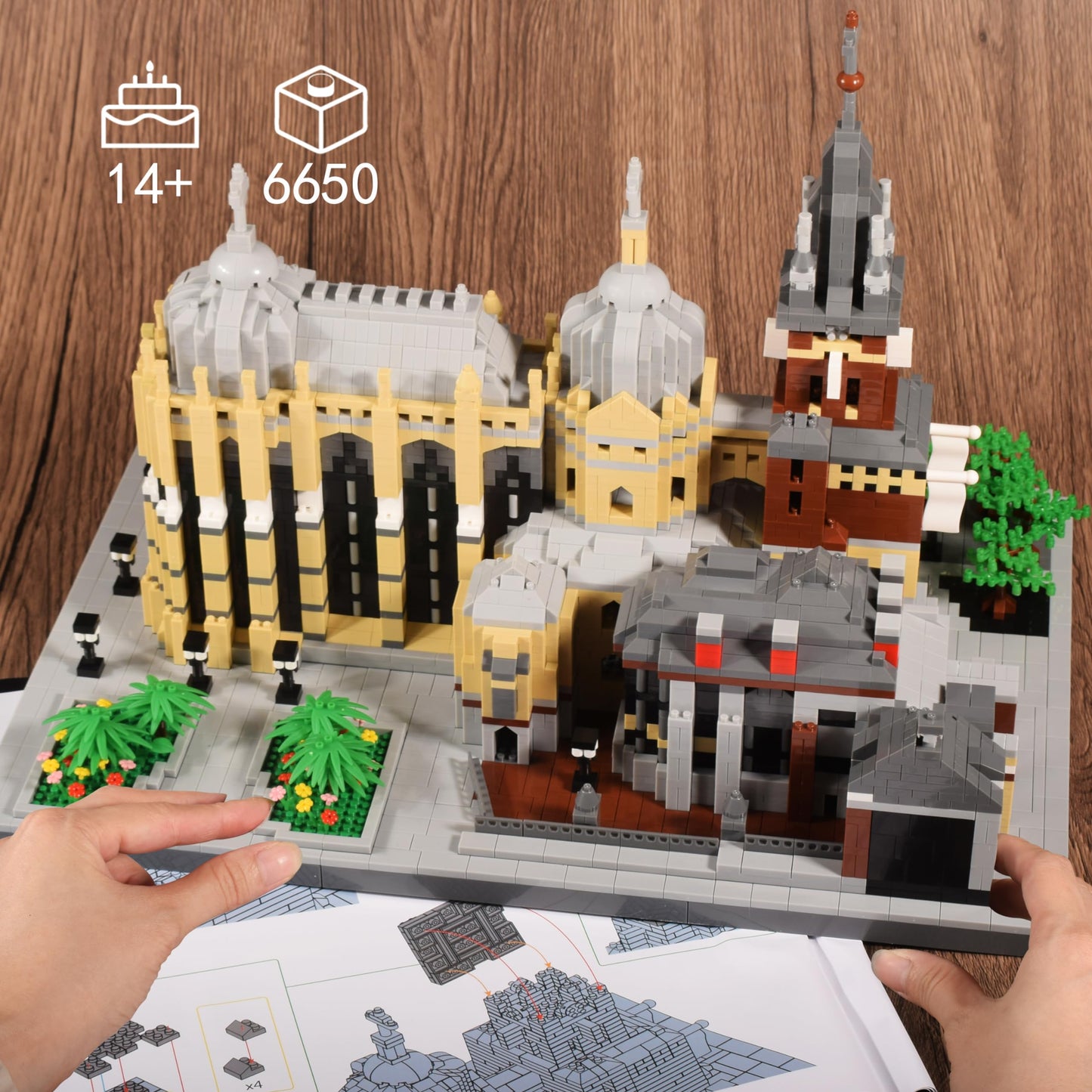 KLMEi Aachen Cathedral 6650PCS Architecture Micro Building Blocks Set – DIY Collectible Model
