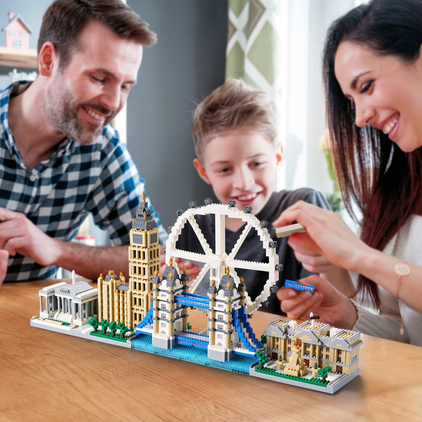 KLMEi London Skyline Micro Building Blocks Set – Architecture Model Kit, 3430 Pieces, Gift for Adults 14+